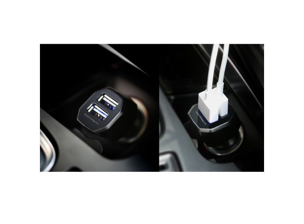 TATTU 30W Double Portlu Quick Charge 3.0 Car Charger