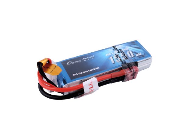 Gens ace 1550mAh 2S 45C 7.4V LiPo Batarya | Deans Konnektör | Air Classic (Non-G-Tech)