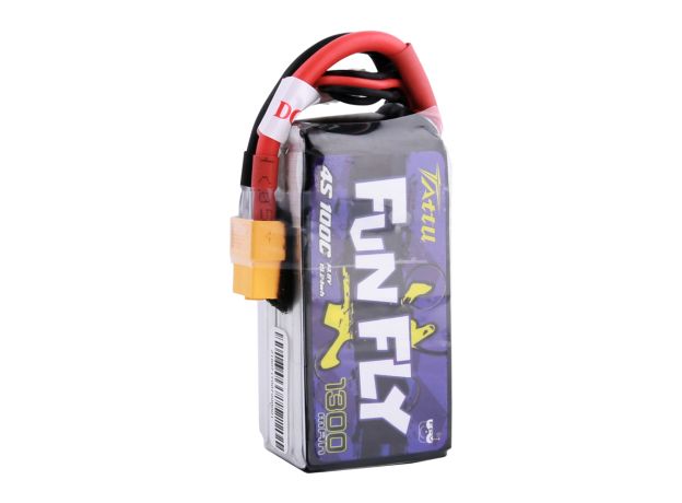 Tattu 1300mAh 4S 100C 14.8V LiPo Batarya | XT60 Konnektör | FunFly