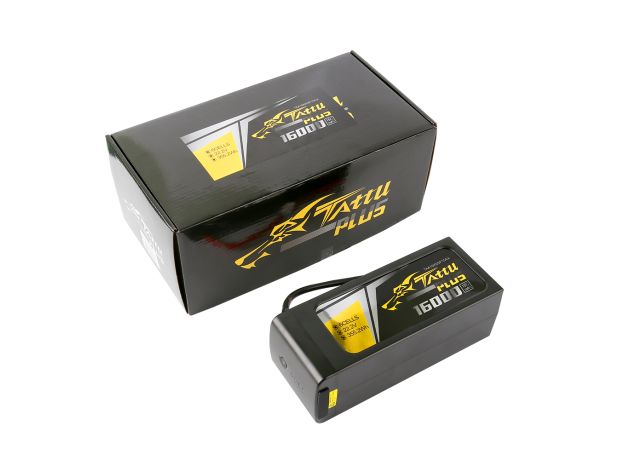 Tattu 16000mAh 6S 15C 22.2V Smart LiPo Batarya | AS150 or XT150 Konnektör | Tattu Plus (New Version)