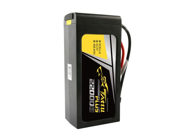 Tattu 22000mAh 6S 25C 22.2V Smart LiPo Batarya | AS150 / XT150 Konnektör | Tattu Plus (New Version)