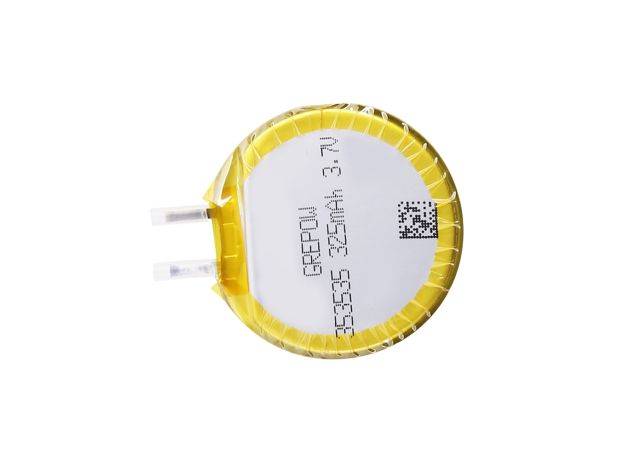 Grepow 3.7V 325mAh LiPo Yuvarlak Batarya 3535035