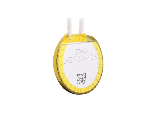 Grepow 3.8V 225mAh LiPo Yuvarlak Batarya 3630027