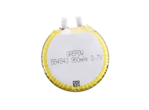 Grepow 3.7V 960mAh LiPo Yuvarlak Batarya 5545043