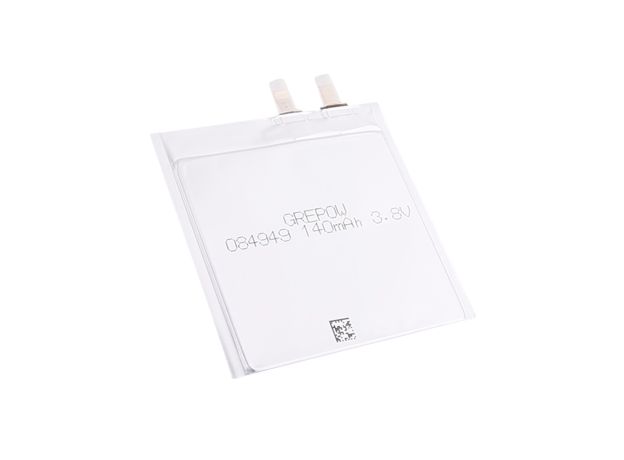Grepow 3.8V 140mAh LiPo Dikdörtgen Batarya 0849049