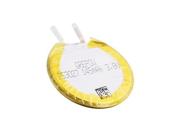 Grepow 3.8V 145mAh LiPo Yuvarlak Batarya 2530027