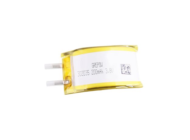 Grepow 3.8V 200mAh 1S1P LiPo Kavisli Batarya 3020035