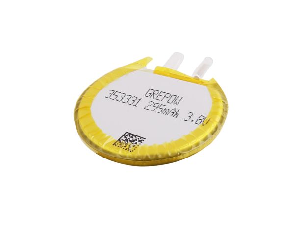 Grepow 3.8V 295mAh LiPo Yuvarlak Batarya 3533031
