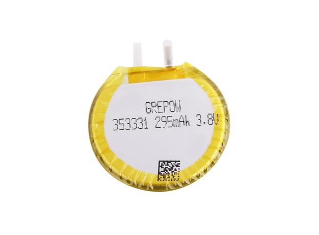 Grepow 3.8V 295mAh LiPo Yuvarlak Batarya 3533031