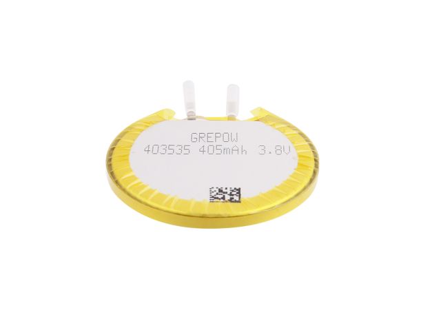 Grepow 3.8V 405mAh LiPo Yuvarlak Batarya 4035035