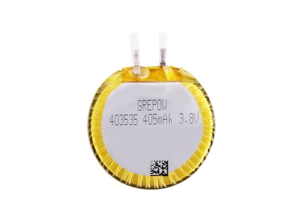 Grepow 3.8V 405mAh LiPo Yuvarlak Batarya 4035035