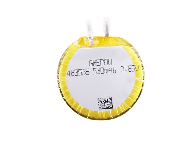 Grepow 3.85V 530mAh LiPo Yuvarlak Batarya 4835035