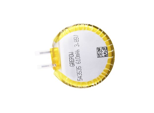Grepow 3.85V 610mAh LiPo Yuvarlak Batarya 5435035