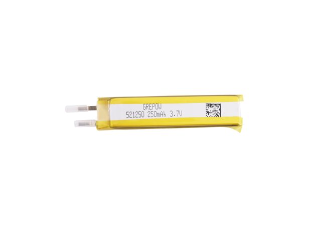 Grepow 3.7V 250mAh 1S LiPo Dikdörtgen Batarya 5212050