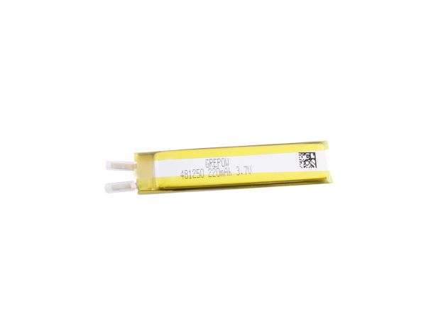 Grepow 3.7V 220mAh LiPo Dikdörtgen Batarya 4812050