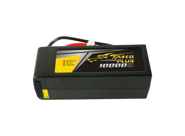 Tattu 10000mAh 6S 25C 22.2V Smart LiPo Batarya | EC5 Konnektör | Tattu Plus (New Version)