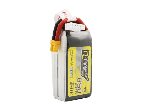 Tattu 650mAh 4S 95C 14.8V LiPo Batarya | XT30 Konnektör | R-Line 1.0