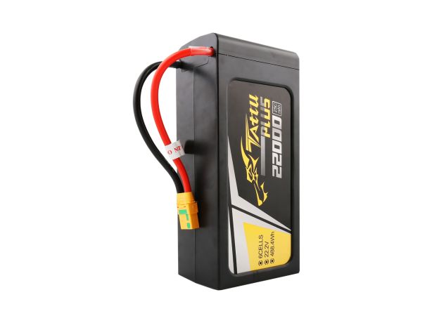 Tattu 22000mAh 6S 25C 22.2V Smart LiPo Batarya | XT90-S Konnektör | Tattu Plus (New Version)