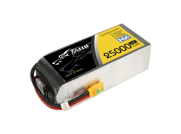 Tattu 25000mAh 6S 10C 22.8V(HV) LiPo Batarya | XT90-S Konnektör | UAV Classic
