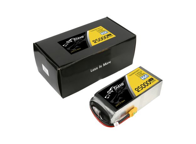 Tattu 25000mAh 6S 10C 22.8V(HV) LiPo Batarya | XT90-S Konnektör | UAV Classic