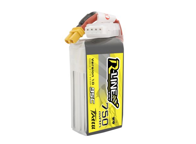 Tattu 750mAh 3S 95C 11.1V LiPo Batarya | XT30 Konnektör | R-Line 1.0