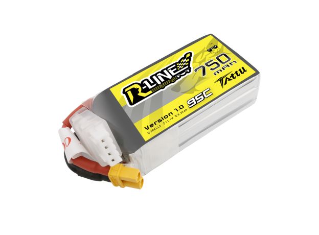 Tattu 750mAh 3S 95C 11.1V LiPo Batarya | XT30 Konnektör | R-Line 1.0