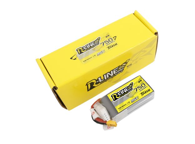 Tattu 750mAh 3S 95C 11.1V LiPo Batarya | XT30 Konnektör | R-Line 1.0