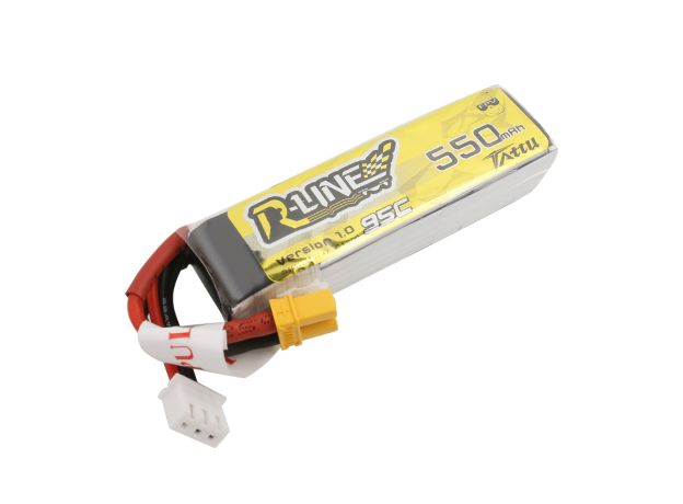 Tattu 550mAh 2S 7.4V LiPo Batarya | XT30 Konnektör | R-Line 1.0