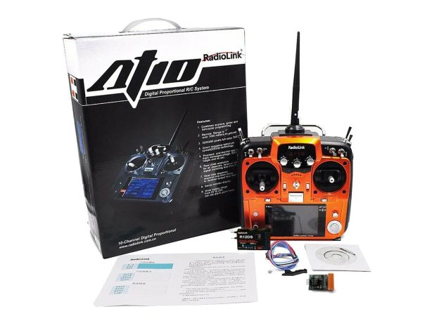 RadioLink AT10II Kumanda ve R12DS Alıcı Seti