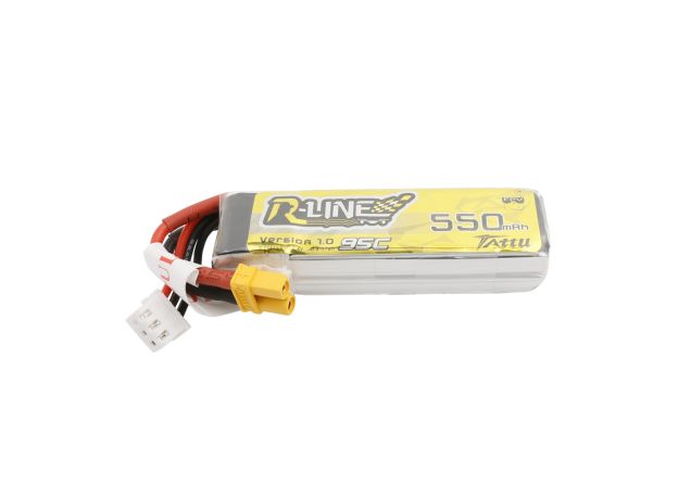 Tattu 550mAh 2S 7.4V LiPo Batarya | XT30 Konnektör | R-Line 1.0