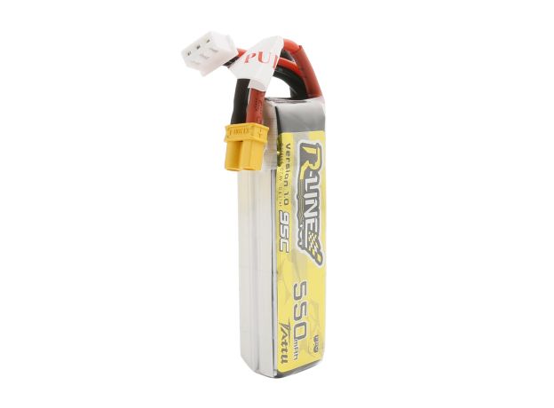 Tattu 550mAh 2S 7.4V LiPo Batarya | XT30 Konnektör | R-Line 1.0