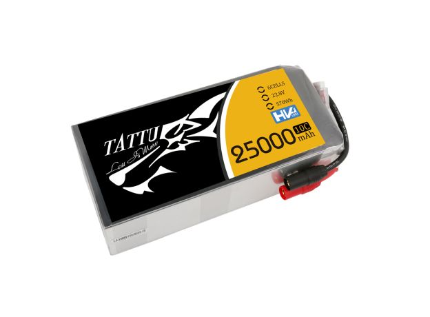 Tattu 25000mAh 6S 10C 22.8V(HV) LiPo Batarya | AS150 Konnektör | UAV Classic