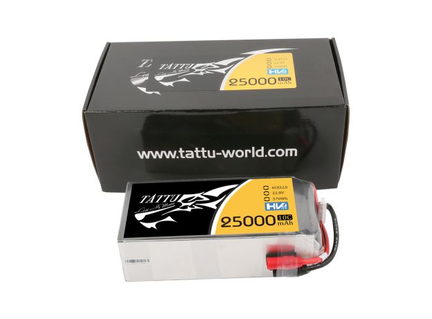 Tattu 25000mAh 6S 10C 22.8V(HV) LiPo Batarya | AS150 Konnektör | UAV Classic