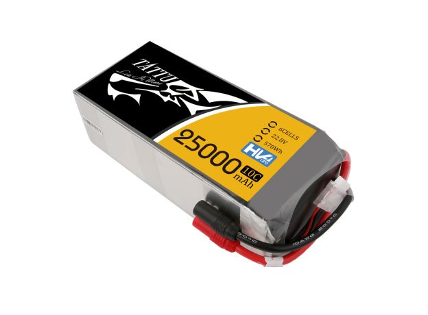 Tattu 25000mAh 6S 10C 22.8V(HV) LiPo Batarya | AS150 Konnektör | UAV Classic