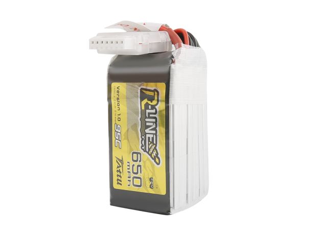 Tattu 650mAh 6S 95C 22.2V LiPo Batarya | XT30 Konnektör | R-Line 1.0