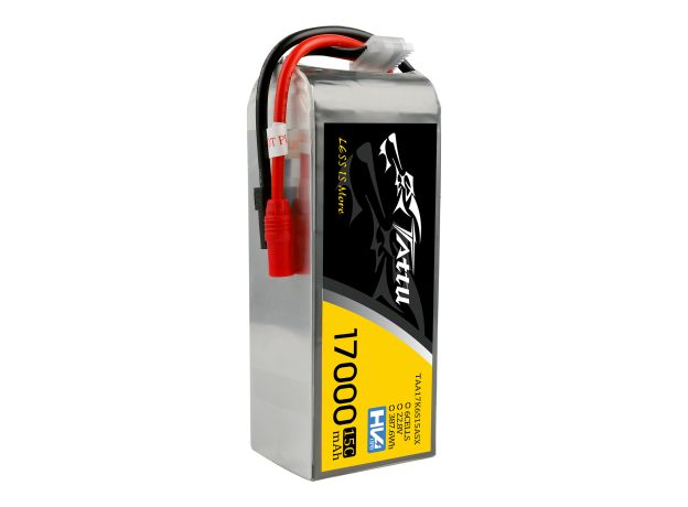 Tattu 17000mAh 6S 15C 22.8V(HV) LiPo Batarya | AS150+XT150 | UAV Classic