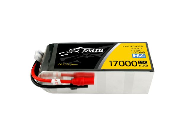 Tattu 17000mAh 6S 15C 22.8V(HV) LiPo Batarya | AS150+XT150 | UAV Classic