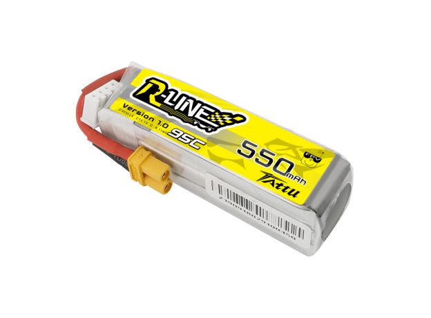 Tattu 550mAh 3S 95C 11.1V LiPo Batarya | XT30 Konnektör | R-Line 1.0