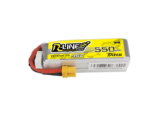 Tattu 550mAh 3S 95C 11.1V LiPo Batarya | XT30 Konnektör | R-Line 1.0