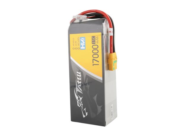 Tattu 17000mAh 6S 15C 22.8V(HV) LiPo Batarya | XT90-S Konnektör | UAV Classic