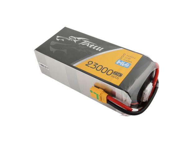 Tattu 23000mAh 6S 25C 22.8V(HV) LiPo Batarya | XT90-S Konnektör | UAV Classic