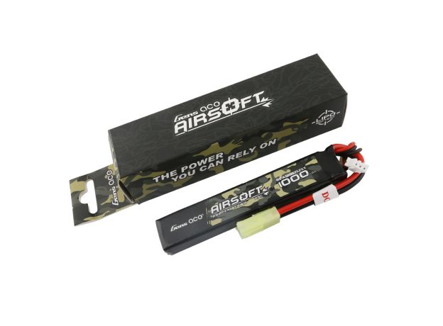 Gens ace 1000mAh 2S 25C 7.4V LiPo Batarya | Tamiya Konnektör | Airsoft