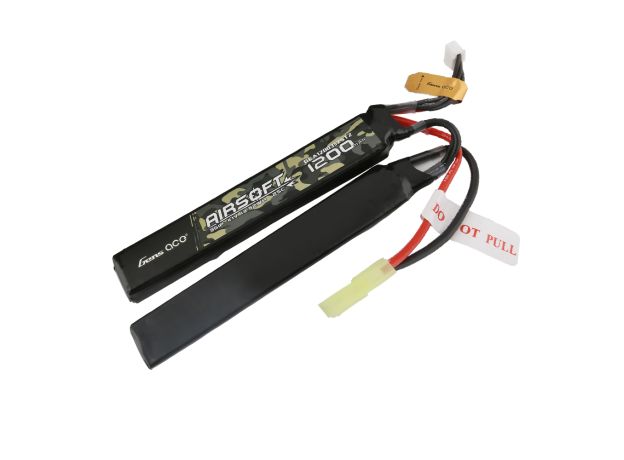 Gens ace 1200mAh 3S 25C 11.1V 2X LiPo Batarya | Tamiya Konnektör | Airsoft