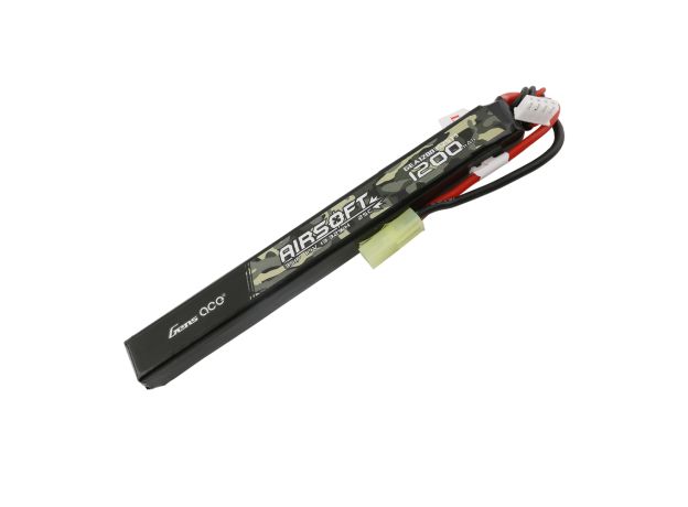 Gens ace 1200mAh 3S 25C 11.1V Slim LiPo Batarya | Tamiya Konnektör | Airsoft