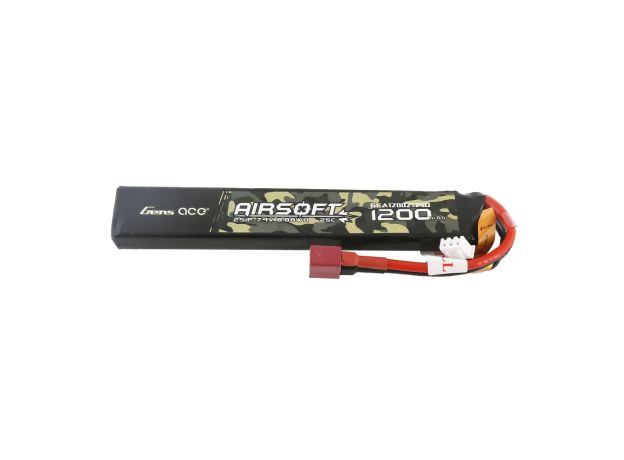Gens ace 1200mAh 2S 25C 7.4V LiPo Batarya | Deans Konnektör | Airsoft