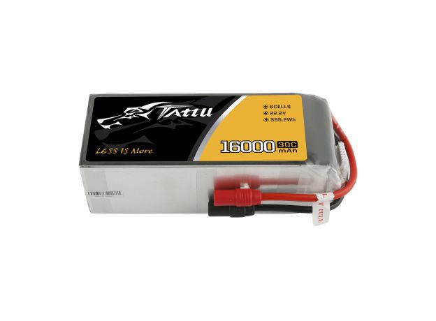 Tattu 16000mAh 6S 30C 22.2V LiPo Batarya | AS150 Konnektör | UAV Classic