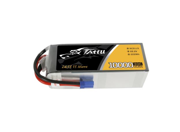 Tattu 10000mAh 6S 30C 22.2V LiPo Batarya | EC5 Konnektör | UAV Classic