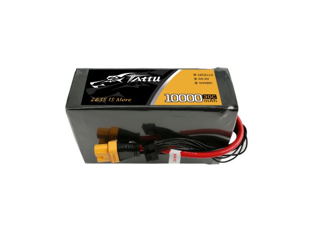 Tattu 10000mAh 12S 30C 44.4V LiPo Batarya | AS150U Konnektör | UAV Classic