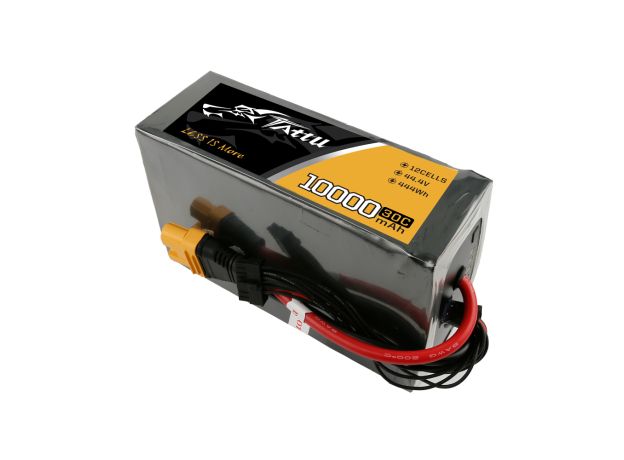 Tattu 10000mAh 12S 30C 44.4V LiPo Batarya | AS150U Konnektör | UAV Classic