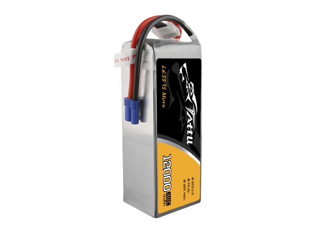 Tattu 12000mAh 6S 30C 22.2V LiPo Batarya | EC5 Konnektör | UAV Classic